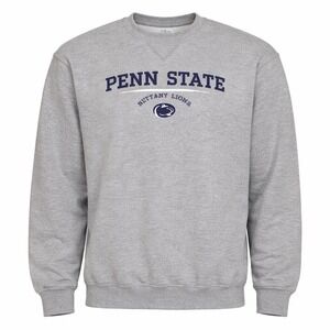 Vintage Penn State Nittany Lions Crewneck Sweatshirt‎ Mens L Gray College Logo